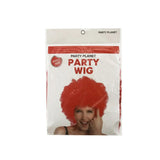 Party Planet Red Afro Wig A97625