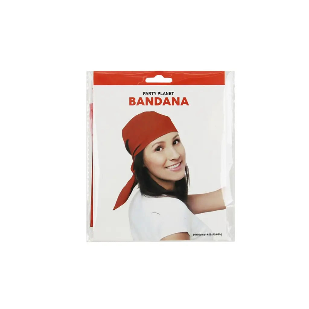 Party Planet Red Bandana 50x50cm A111833