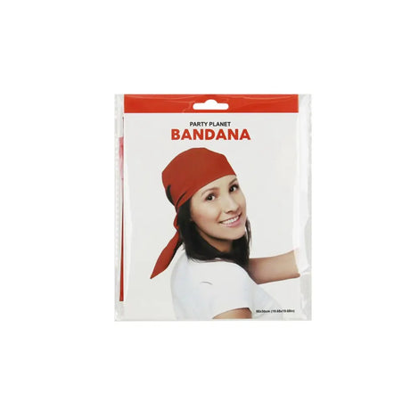 Party Planet Red Bandana 50x50cm A111833