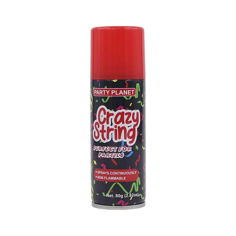 Party Planet Red Crazy Silly Wacky Party String 80g PP19673