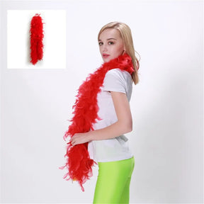 Party Planet Red Feather Boa 1.5m A108963-F