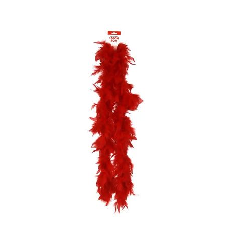 Party Planet Red Feather Boa 1.5m A108963-F