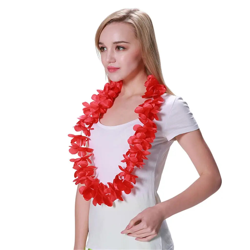 Party Planet Red Lei A111925