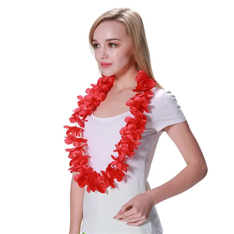 Party Planet Red Lei A111925