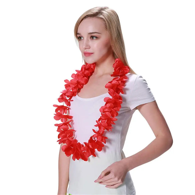 Party Planet Red Lei A111925