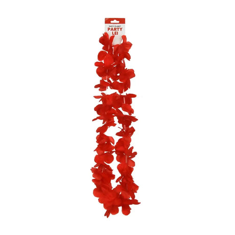 Party Planet Red Lei A111925