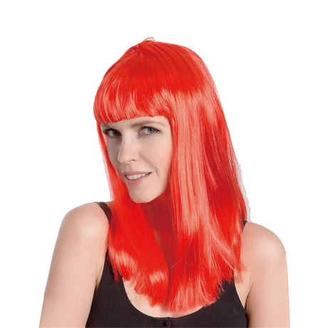 Party Planet Red Long Wig A97649