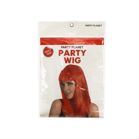 Party Planet Red Long Wig A97649