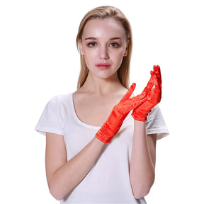 Party Planet Red Short Gloves A97564