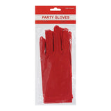 Party Planet Red Short Gloves A97564