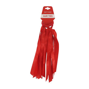 Party Planet Red Tassel Hair Ties 2Pk PP89280