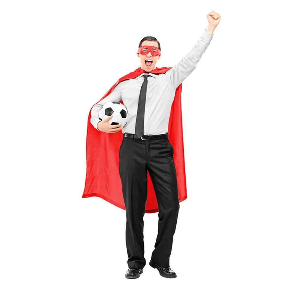 Party Planet Red Team Supporter Cape 120cm A158838