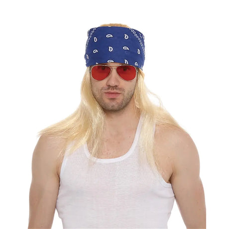 Party Planet Rocker Wig & Bandana PP28033