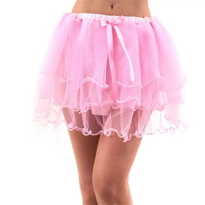 Party Planet Ruffled Edge 4 Layer TuTu Blush 36cm PP23592