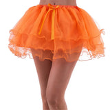 Party Planet Ruffled Edge 4 Layer TuTu Orange 36cm PP21055