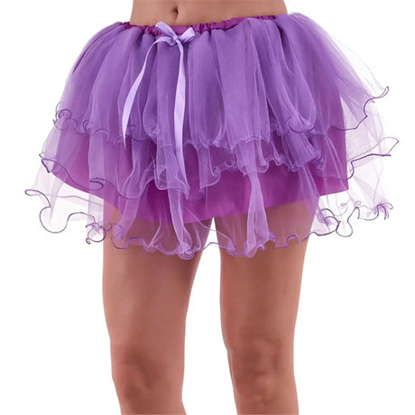 Party Planet Ruffled Edge 4 Layer TuTu Purple 36cm PP21079