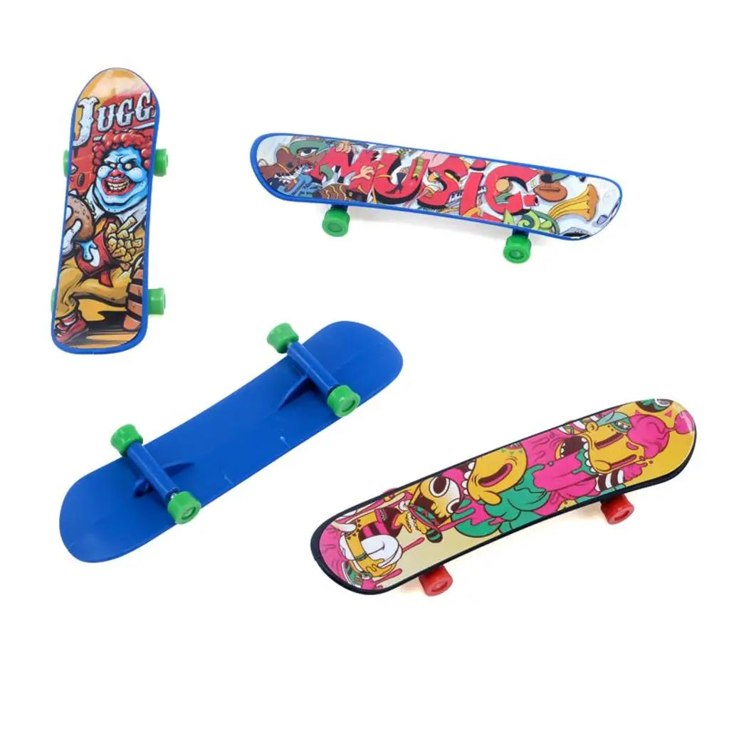 Party Planet Skateboards Assorted Designs 4pk 278602
