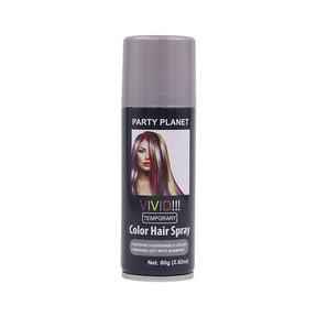 Party Planet Sliver Temporary Hair Spray 80g PP19765