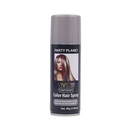 Party Planet Sliver Temporary Hair Spray 80g PP19765