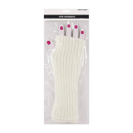 Party Planet White 80s Arm Warmer PP44729