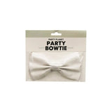 Party Planet White Bow Tie A100998