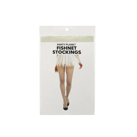 Party Planet White Fishnet Stockings Tights A211717