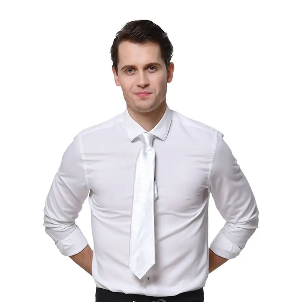 Party Planet White Party Tie A119266