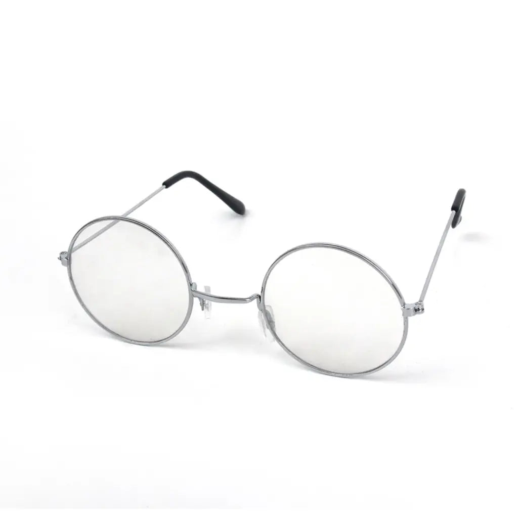 Party Planet White Round Hippie Glasses PP11490