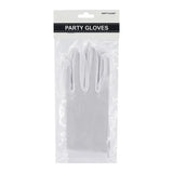 Party Planet White Short Party Gloves A96468