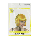 Party Planet Yellow Bob Wig A96802