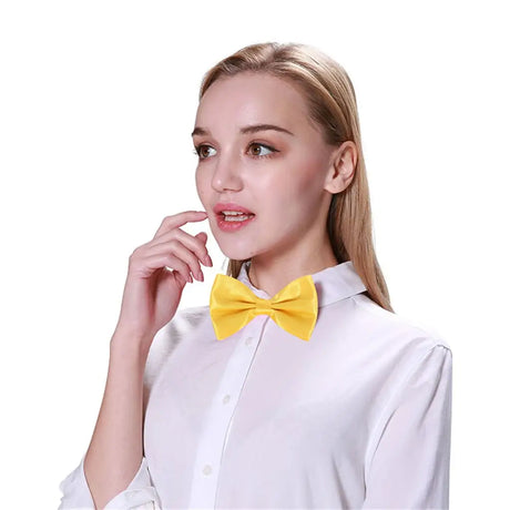 Party Planet Yellow Bow Tie A100974