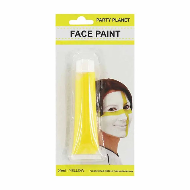 Party Planet Yellow Face Paint A96826