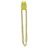 Party Planet Yellow Gold Party Necklace 80cm 3Pk  A100189