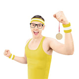 Party Planet Yellow Headband & Wristband 2Pk A112007