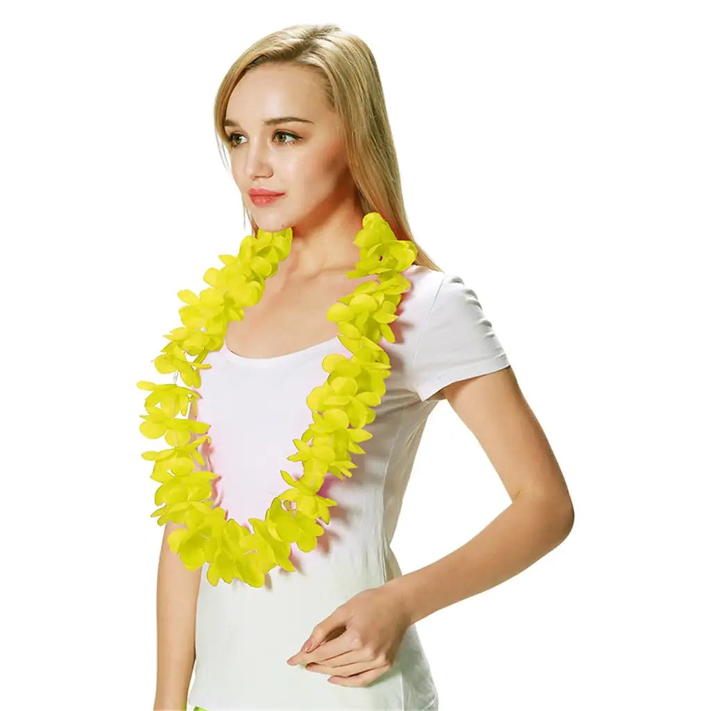 Party Planet Yellow Lei A111901
