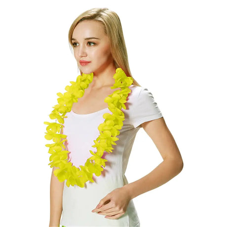 Party Planet Yellow Lei A111901