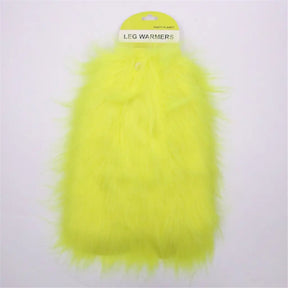 Party Planet Yellow Plush Leg Warmers PP89150
