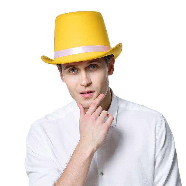Party Planet Yellow Top Hat A96604