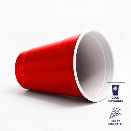 Partyware Drinkware Reusable Plastic Cup American Red 500ml 263875