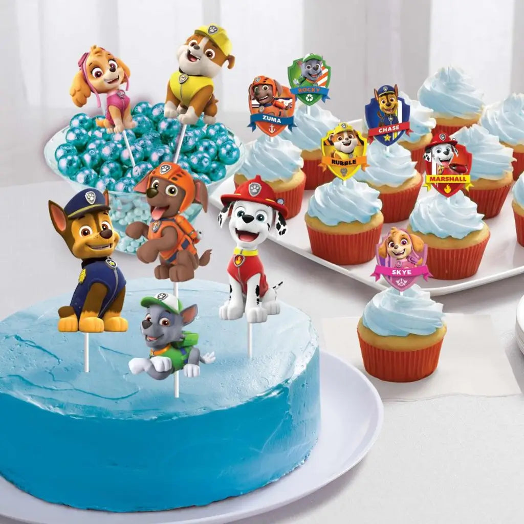 Paw Patrol Adventures Cake Topper Kit 12Pk 102441.88