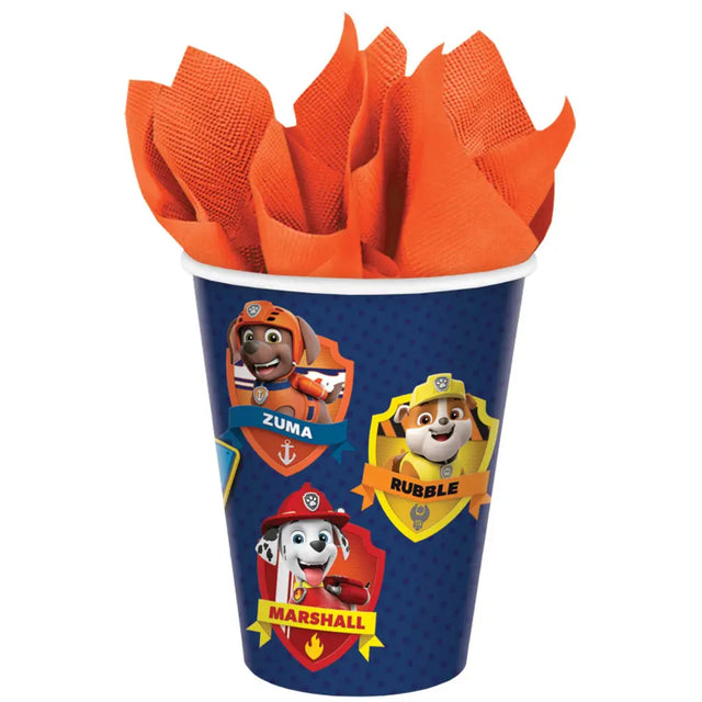 Paw Patrol Adventures Paper Cups 266ml 8Pk 88857066