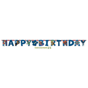 Paw Patrol Jumbo Add-An-Age Letter Banner 120151.56