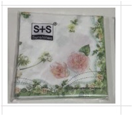Sunshines Lunch Napkins Assorted Designs 33x33cm 20Pk