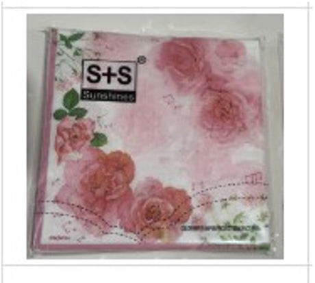 Sunshines Lunch Napkins Assorted Designs 33x33cm 20Pk