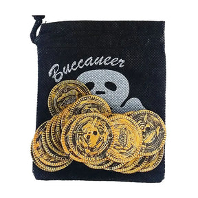 Pirate Gold Coins & Pouch A137192