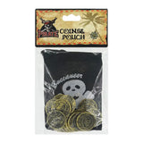 Pirate Gold Coins & Pouch A137192
