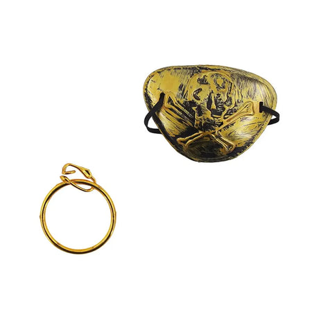 Pirate Gold Eye Patch Earring A137307