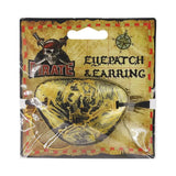 Pirate Gold Eye Patch Earring A137307