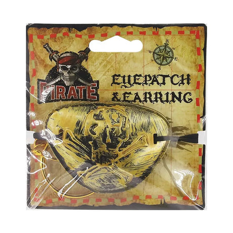 Pirate Gold Eye Patch Earring A137307