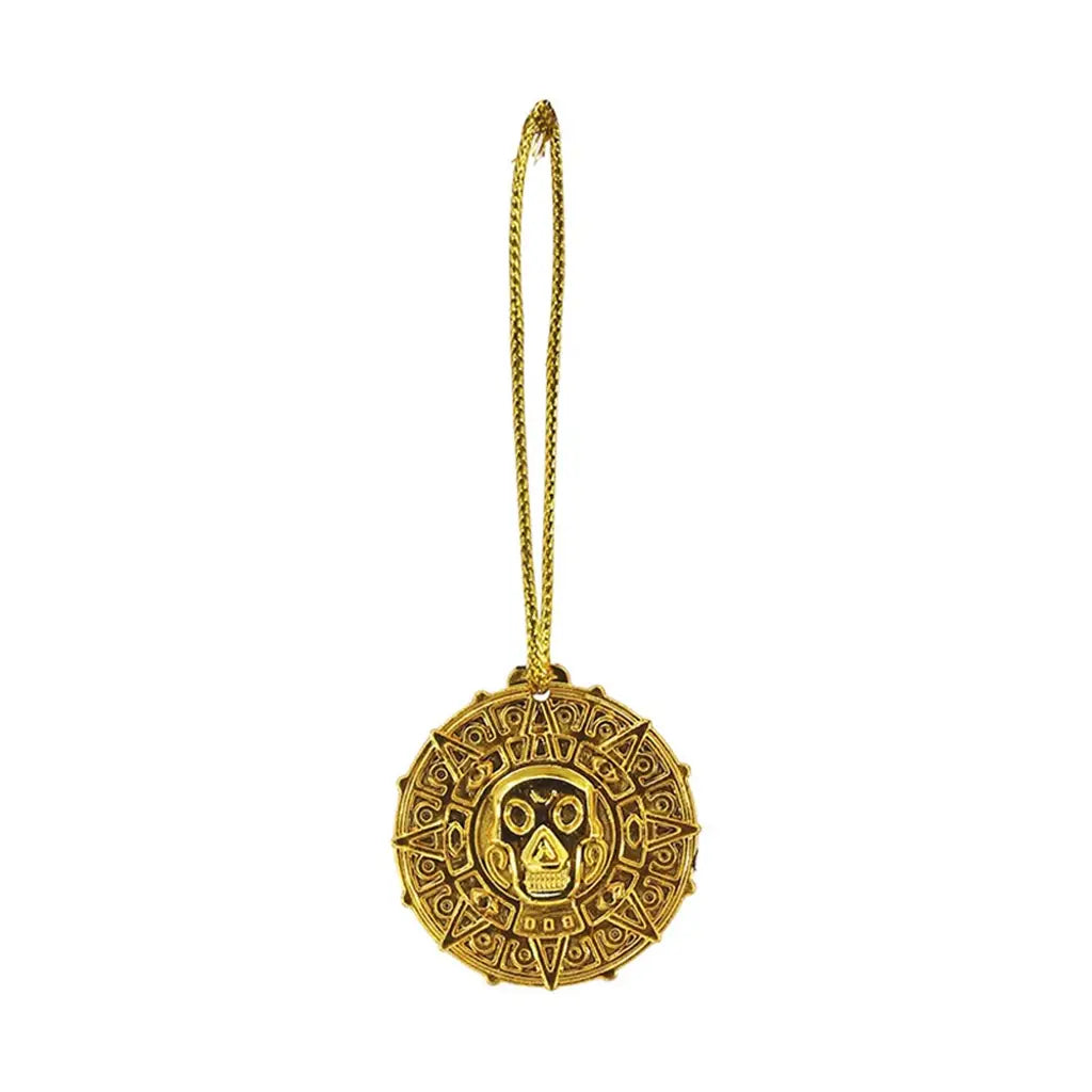 Pirate Gold Pirate Medallions on Necklace 4Pk A138687